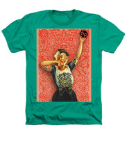 Rubino Rise Woman - Heathers T-Shirt Heathers T-Shirt Pixels Kelly Green Small 