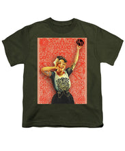 Rubino Rise Woman - Youth T-Shirt Youth T-Shirt Pixels Military Green Small 