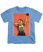 Rubino Rise Woman - Youth T-Shirt Youth T-Shirt Pixels Carolina Blue Small 