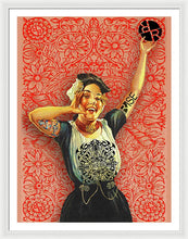 Rubino Rise Woman - Framed Print Framed Print Pixels 36.000" x 48.000" White White