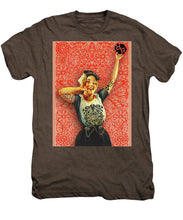 Rubino Rise Woman - Men's Premium T-Shirt Men's Premium T-Shirt Pixels Mocha Heather Small 