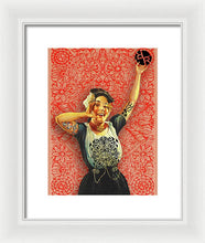 Rubino Rise Woman - Framed Print Framed Print Pixels 9.000" x 12.000" White White