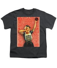 Rubino Rise Woman - Youth T-Shirt Youth T-Shirt Pixels Charcoal Small 