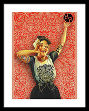 Rubino Rise Woman - Framed Print Framed Print Pixels 15.000" x 20.000" Black White