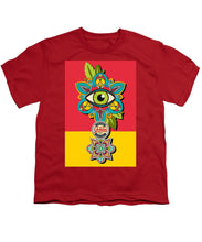 Rubino Sees - Youth T-Shirt Youth T-Shirt Pixels Red Small 