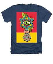 Rubino Sees - Heathers T-Shirt Heathers T-Shirt Pixels Navy Small 