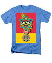 Rubino Sees - Men's T-Shirt  (Regular Fit) Men's T-Shirt (Regular Fit) Pixels Carolina Blue Small 
