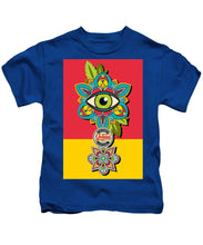 Rubino Sees - Kids T-Shirt Kids T-Shirt Pixels Royal Small 