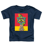 Rubino Sees - Toddler T-Shirt Toddler T-Shirt Pixels Navy Small 