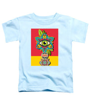 Rubino Sees - Toddler T-Shirt Toddler T-Shirt Pixels Light Blue Small 