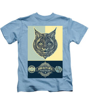 Rubino Spirit Cat - Kids T-Shirt Kids T-Shirt Pixels Carolina Blue Small 