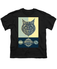 Rubino Spirit Cat - Youth T-Shirt Youth T-Shirt Pixels Black Small 