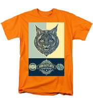 Rubino Spirit Cat - Men's T-Shirt  (Regular Fit) Men's T-Shirt (Regular Fit) Pixels Orange Small 