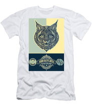 Rubino Spirit Cat - Men's T-Shirt (Athletic Fit) Men's T-Shirt (Athletic Fit) Pixels White Small 