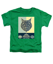 Rubino Spirit Cat - Toddler T-Shirt Toddler T-Shirt Pixels Kelly Green Small 