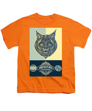 Rubino Spirit Cat - Youth T-Shirt Youth T-Shirt Pixels Orange Small 