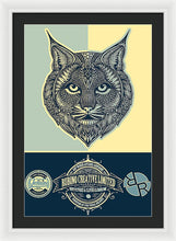 Rubino Spirit Cat - Framed Print Framed Print Pixels 20.000" x 30.000" White Black