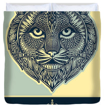 Rubino Spirit Cat - Duvet Cover Duvet Cover Pixels King  