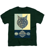 Rubino Spirit Cat - Youth T-Shirt Youth T-Shirt Pixels Hunter Green Small 