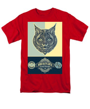 Rubino Spirit Cat - Men's T-Shirt  (Regular Fit) Men's T-Shirt (Regular Fit) Pixels Red Small 