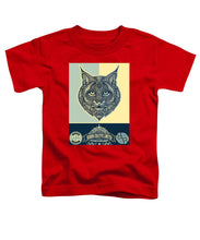 Rubino Spirit Cat - Toddler T-Shirt Toddler T-Shirt Pixels Red Small 