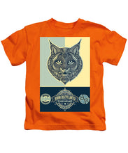 Rubino Spirit Cat - Kids T-Shirt Kids T-Shirt Pixels Orange Small 