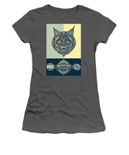 Rubino Spirit Cat - Women's T-Shirt (Athletic Fit) Women's T-Shirt (Athletic Fit) Pixels Charcoal Small 
