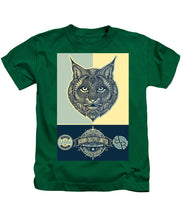 Rubino Spirit Cat - Kids T-Shirt Kids T-Shirt Pixels Kelly Green Small 