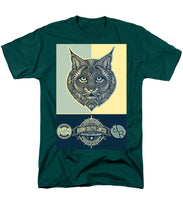 Rubino Spirit Cat - Men's T-Shirt  (Regular Fit) Men's T-Shirt (Regular Fit) Pixels Hunter Green Small 