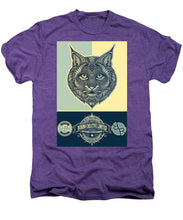 Rubino Spirit Cat - Men's Premium T-Shirt Men's Premium T-Shirt Pixels Deep Purple Heather Small 