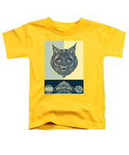 Rubino Spirit Cat - Toddler T-Shirt Toddler T-Shirt Pixels Yellow Small 