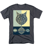 Rubino Spirit Cat - Men's T-Shirt  (Regular Fit) Men's T-Shirt (Regular Fit) Pixels Charcoal Small 