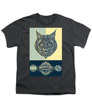 Rubino Spirit Cat - Youth T-Shirt Youth T-Shirt Pixels Charcoal Small 