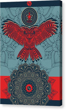 Rubino Spirit Owl - Canvas Print Canvas Print Pixels 6.625" x 10.000" Mirrored Glossy