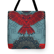Rubino Spirit Owl - Tote Bag Tote Bag Pixels 18" x 18"  