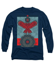 Rubino Spirit Owl - Long Sleeve T-Shirt Long Sleeve T-Shirt Pixels Navy Small 