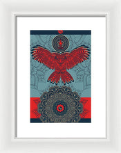 Rubino Spirit Owl - Framed Print Framed Print Pixels 8.000" x 12.000" White White