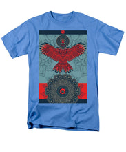 Rubino Spirit Owl - Men's T-Shirt  (Regular Fit) Men's T-Shirt (Regular Fit) Pixels Carolina Blue Small 