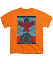 Rubino Spirit Owl - Youth T-Shirt Youth T-Shirt Pixels Orange Small 