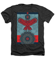 Rubino Spirit Owl - Heathers T-Shirt Heathers T-Shirt Pixels Charcoal Small 