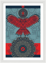 Rubino Spirit Owl - Framed Print Framed Print Pixels 24.000" x 36.000" White White