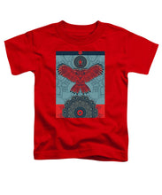 Rubino Spirit Owl - Toddler T-Shirt Toddler T-Shirt Pixels Red Small 