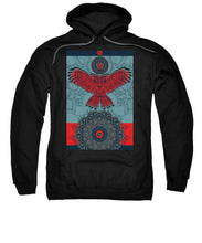 Rubino Spirit Owl - Sweatshirt Sweatshirt Pixels Black Small 