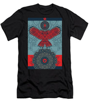 Rubino Spirit Owl - Men's T-Shirt (Athletic Fit) Men's T-Shirt (Athletic Fit) Pixels Black Small 