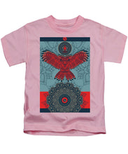 Rubino Spirit Owl - Kids T-Shirt Kids T-Shirt Pixels Pink Small 