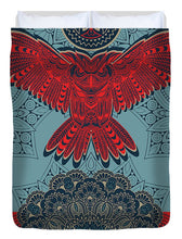 Rubino Spirit Owl - Duvet Cover Duvet Cover Pixels Full  