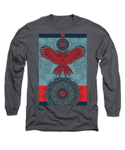 Rubino Spirit Owl - Long Sleeve T-Shirt Long Sleeve T-Shirt Pixels Charcoal Small 