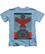 Rubino Spirit Owl - Kids T-Shirt Kids T-Shirt Pixels Carolina Blue Small 