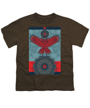 Rubino Spirit Owl - Youth T-Shirt Youth T-Shirt Pixels Coffee Small 