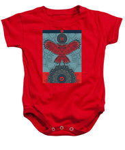 Rubino Spirit Owl - Baby Onesie Baby Onesie Pixels Red Small 